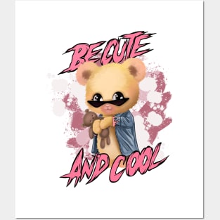 bear cute cool Posters and Art